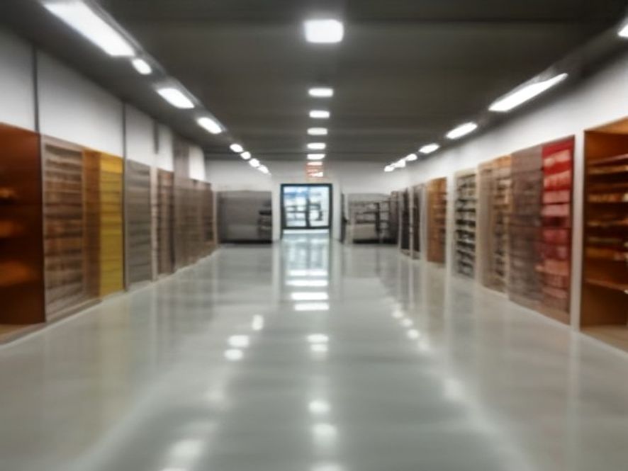 Modern retail store interior build-out